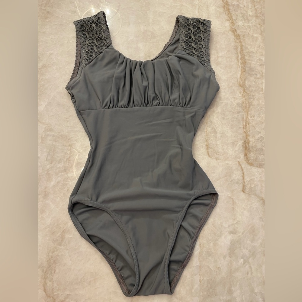 XS Capezio grey leotard